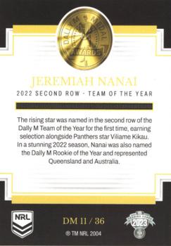 2023 NRL Traders Elite - 2022 Dally M Awards #DM11 Jeremiah Nanai Back